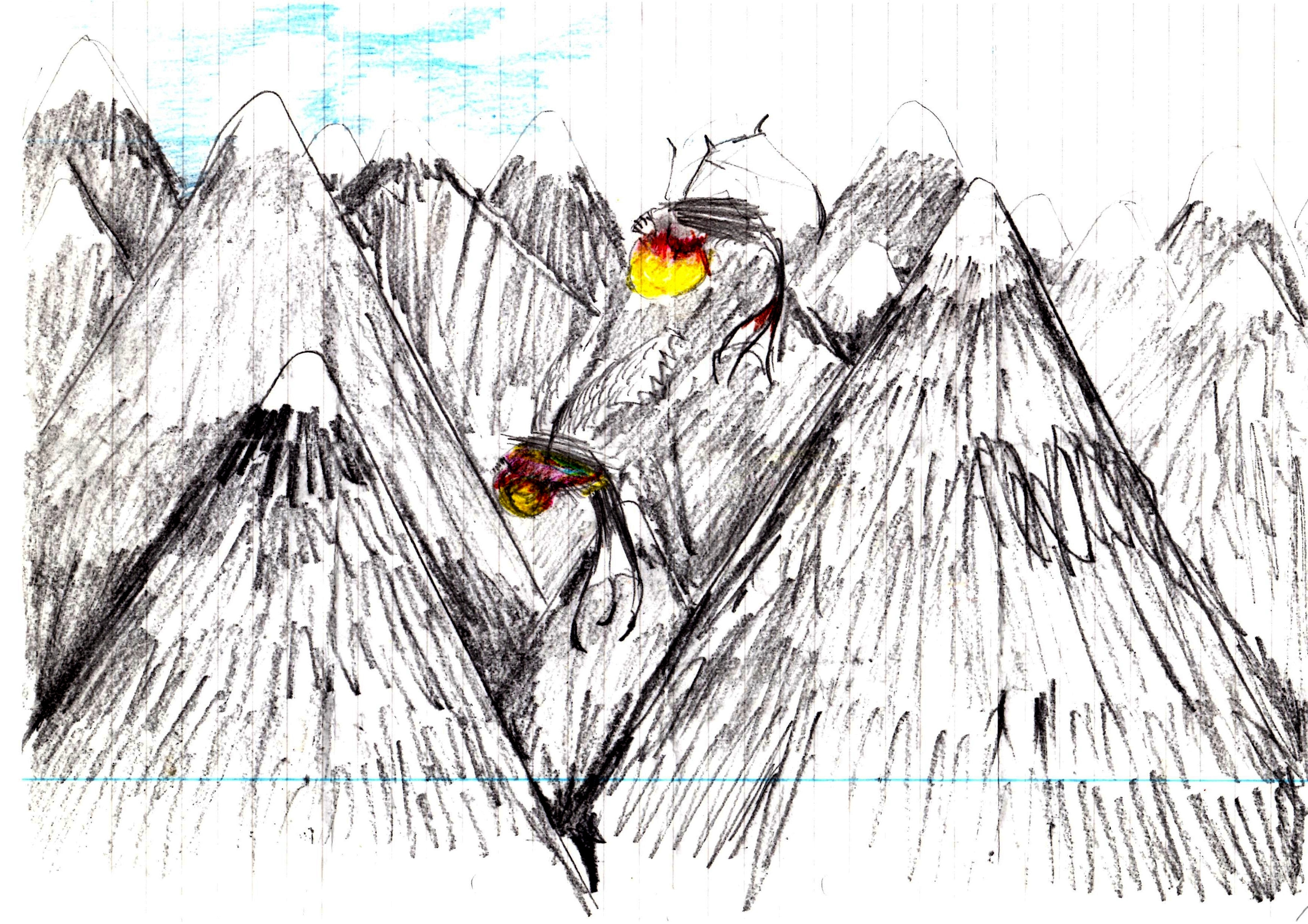 Pattergo in the Mountains Sketch
