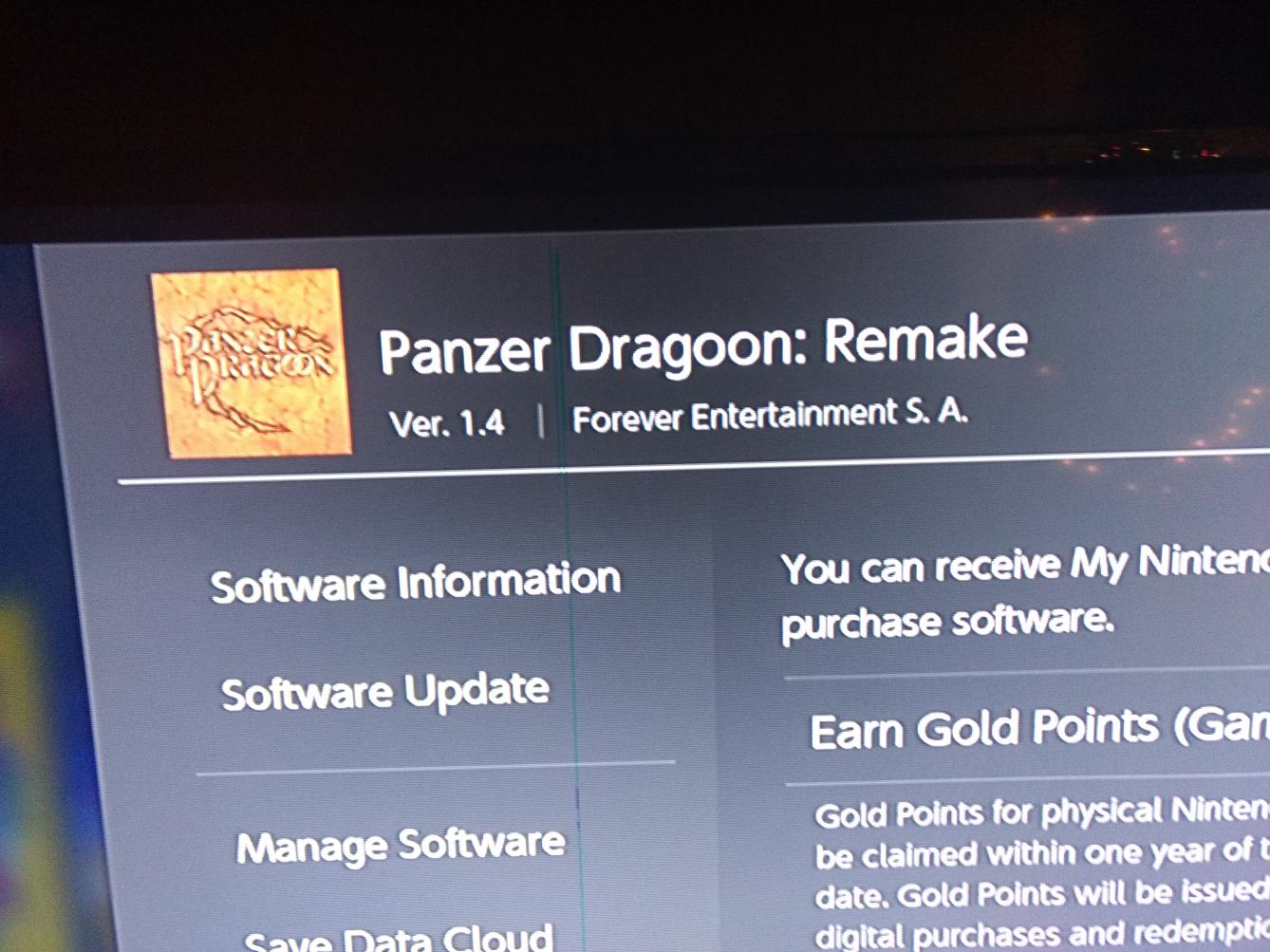 Panzer Dragoon: Remake v1.4 is the Physical Version of v1.3