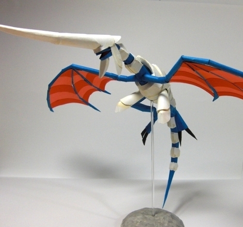 Blue Dragon Papercraft (1 of 6)