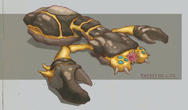 Panzer Dragoon: Remake - Sand Insect Concept Art