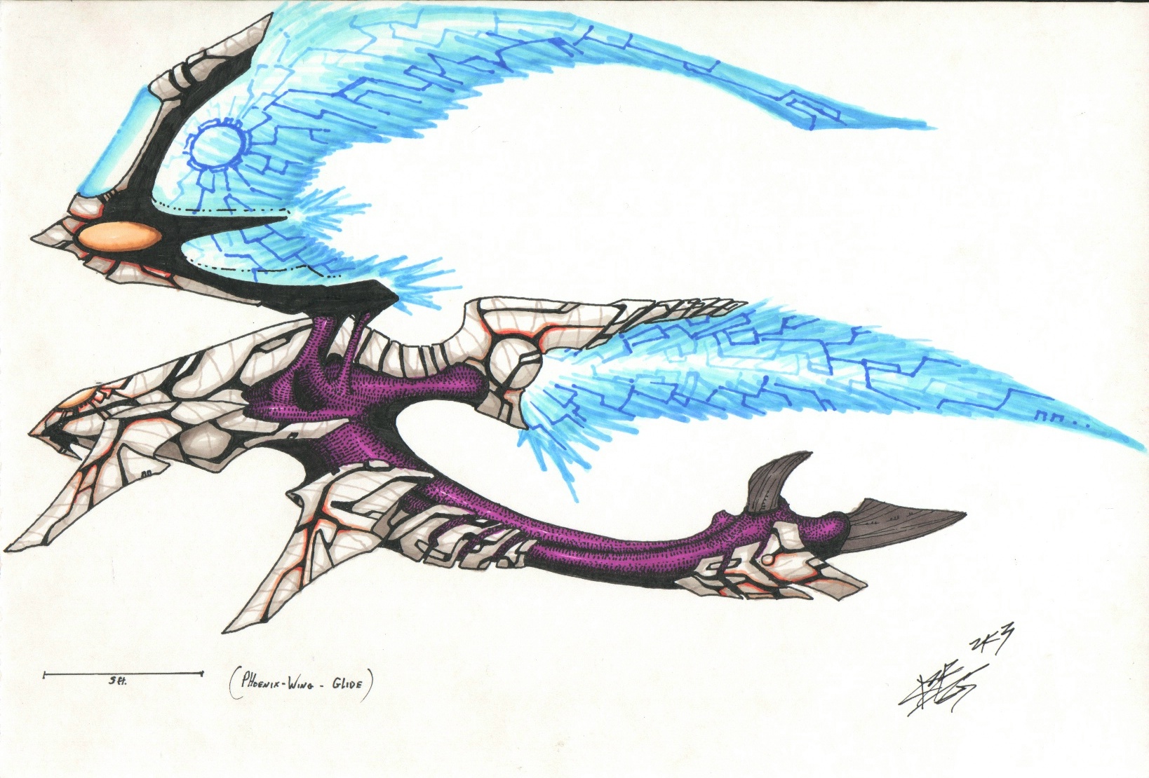Pin By Grn 0083 On Panzer Dragoon Phoenix Wings Art Wings