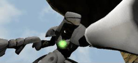 The open wound releases the life energy contained within the Sky Rider's dying body.