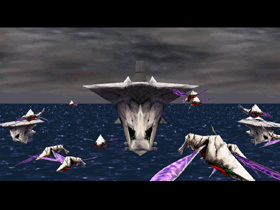 In the following moments, the Imperial ships are quickly destroyed by the Tower's minions.