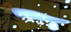 The Blue Dragon charges up until it explodes.