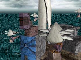 The Imperial warships are torn to pieces.