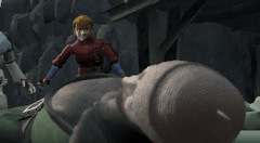 The mercenaries were attacked by Craymen's men.