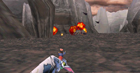 Panzer Dragoon Zwei Canyon.