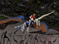 Edge's dragon and the pup became as one, a single Solo Wing dragon.