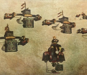 Imperial fighters share similarities with those seen in the Saturn trilogy.