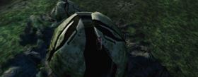 Orta follows Abadd and enters the ruin.