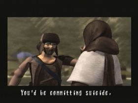 An'jou warns Azel of increased electrical storms following the deactivation of the Tower network.