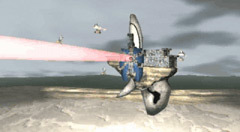 The Grig Orig fired its devastating cannon.