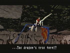 Edge's dragon changes into the Solo Wing.