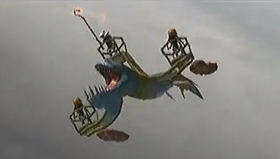 Wormriders riding a baldor.