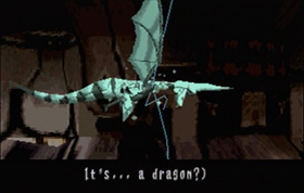 A transparent Blue Dragon guides Edge.