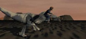 Lagi in Panzer Dragoon Zwei, aged one year.