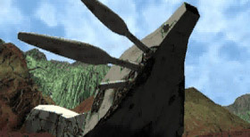 Shelcoof wasn't completely destroyed at the end of Panzer Dragoon Zwei, unlike the Tower in the original game.