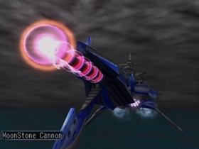 Here we see the moonstone beam cannon charging up.
