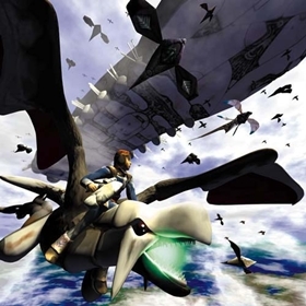 Lagi and Lundi attack Shelcoof at the end of Panzer Dragoon Zwei.