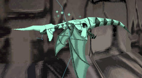 Lagi's spirit leads Edge to the Genesis Chamber.