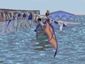 The Blue Dragon in episode 1 of Panzer Dragoon.