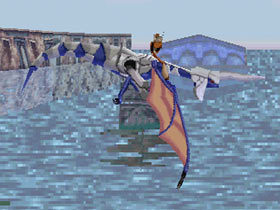 The Blue Dragon in episode 1 of Panzer Dragoon.