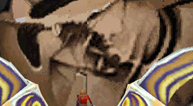 The crest inside the Genesis Chamber.