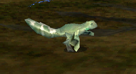 The dragon pup from inside the crest.