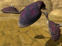 A burrower from the original Panzer Dragoon.