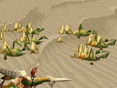 A group of sand mites from Panzer Dragoon Saga.
