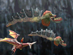 A pair of baldors from Panzer Dragoon Saga.