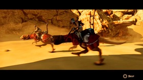 The cut scenes have been re-created using in-game graphics.
