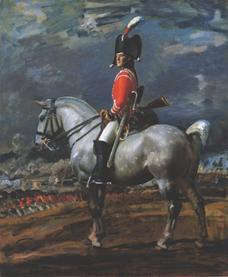 A historical example of a dragoon.