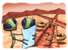 Were the canals on Mars built? (image from NASA)