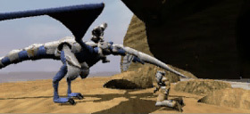 The Sky Rider has enough energy left to land.