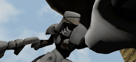 A close up shot of the Sky Rider.
