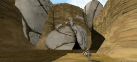 The ruins where Kyle's life will change forever.