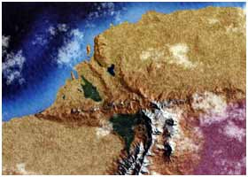 The Panzer Dragoon Zwei Map.