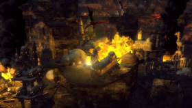 The settlement is completely destroyed.