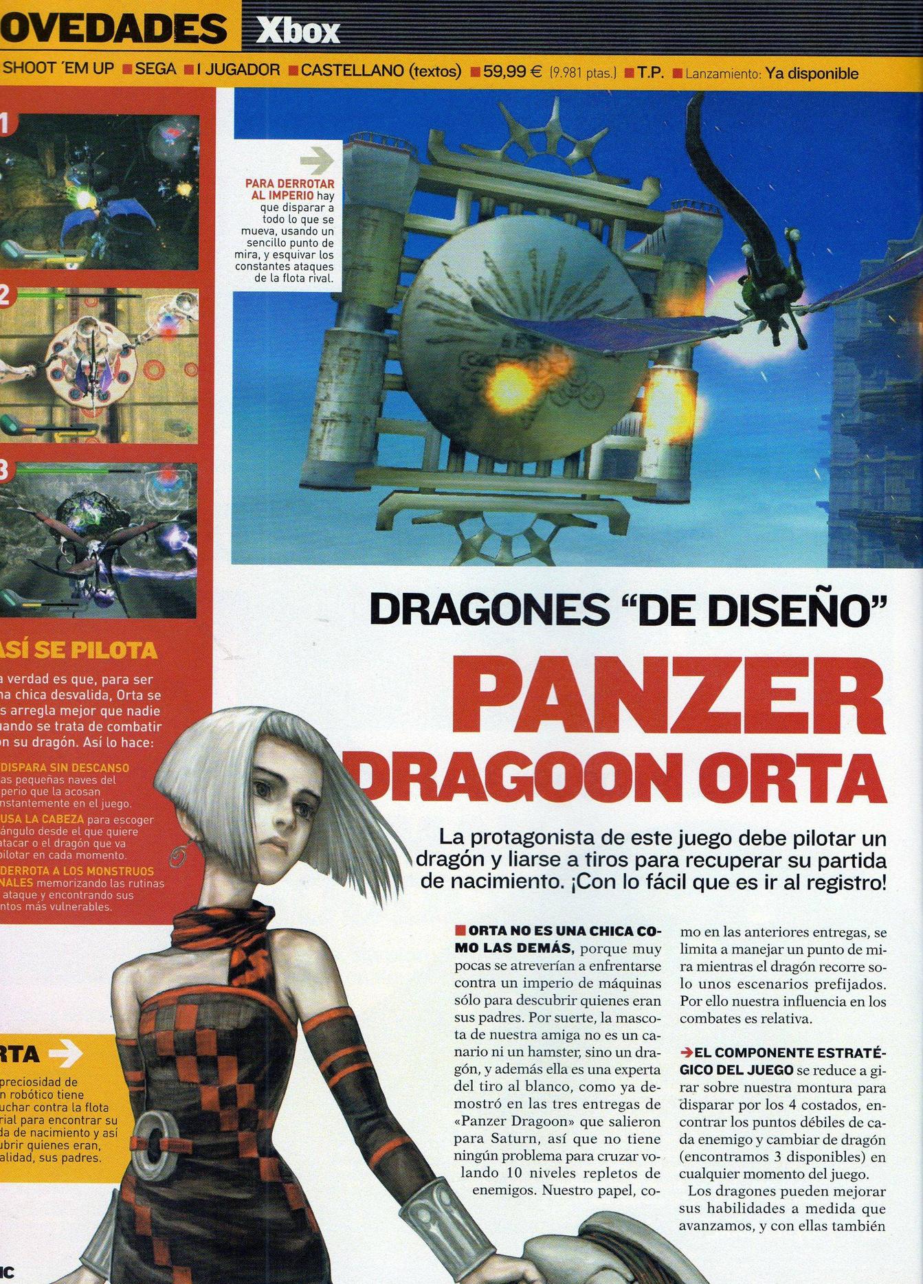 Portuguese Panzer Dragoon Gaming Magazine Scans