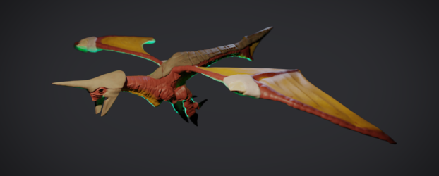 Basic Wing 3D Fan Model