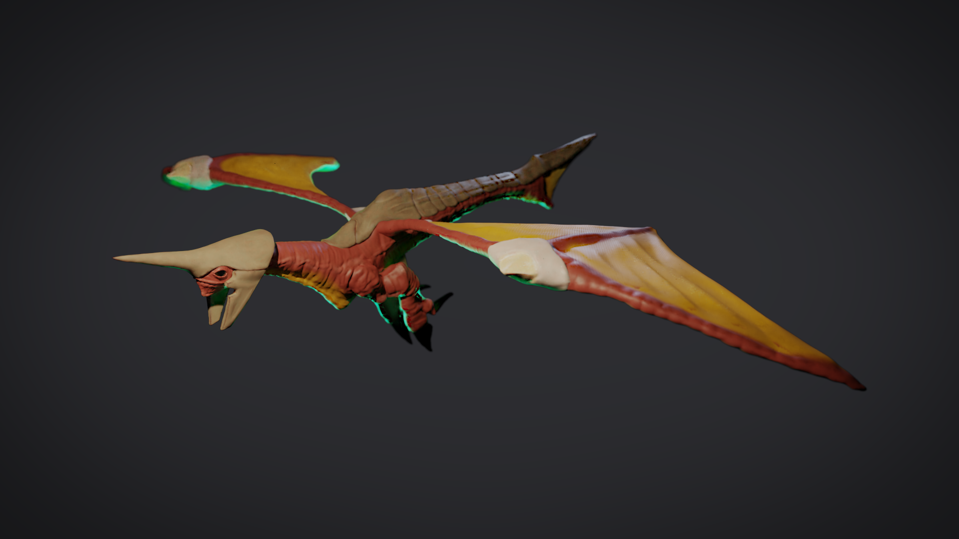 Basic Wing 3D Fan Model