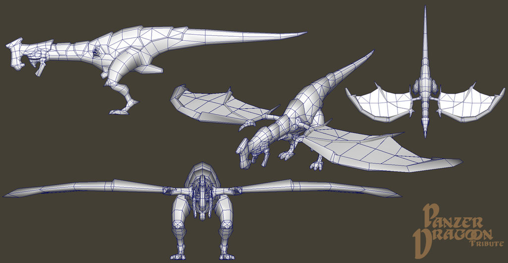 Panzer Dragoon Legacy Panzer Dragoon Tribute 3D Dragon
