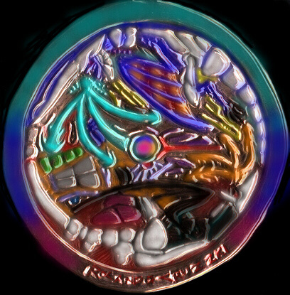 Dragon Mirror (Colour Version One)