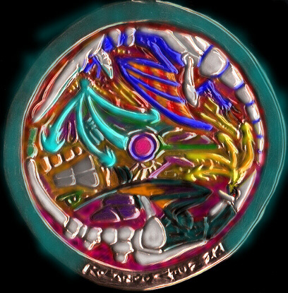 Dragon Mirror (Colour Version Two)