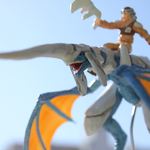 Blue Dragon and Rider Sculpture (1 of 7)