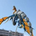 Blue Dragon and Rider Sculpture (7 of 7)