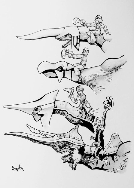 All Panzer Dragoon Dragon Riders