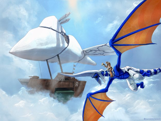 Blue Dragon Versus Imperial Battle Cruiser
