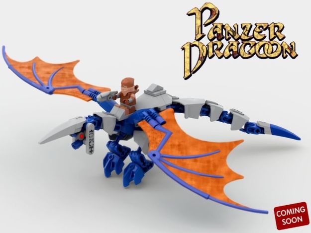 LEGO Blue Dragon and Kyle Fluge